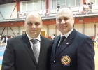 z leva Bronislav Puzrla (organizátor turnaje) a Jaromír Musil (hlavní rozhodčí turnaje)